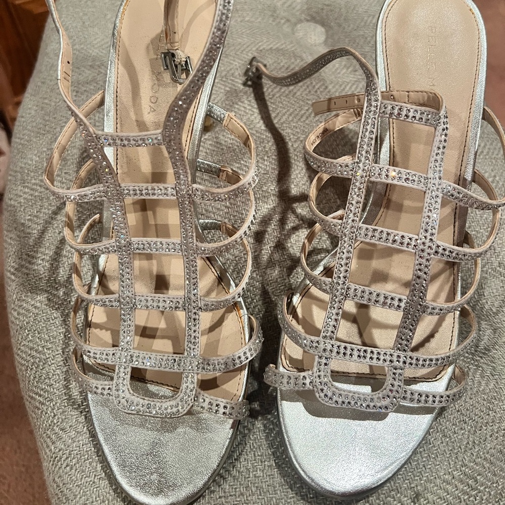 Sparkly Silver Heels!